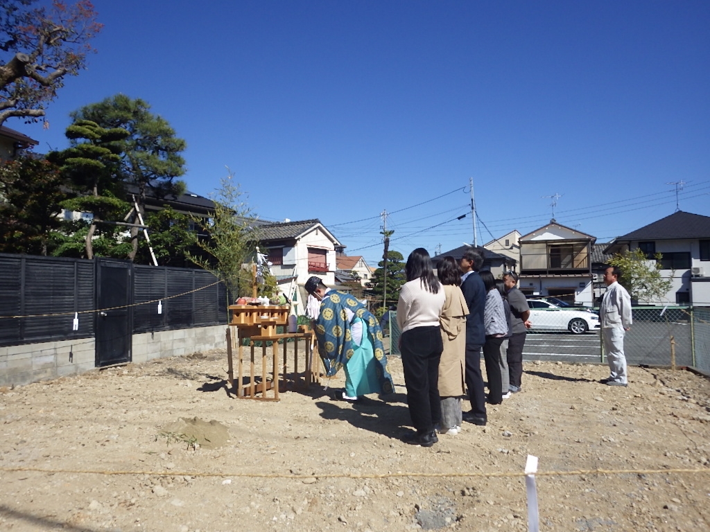 【瑞穂区】　新築工事進捗①　地鎮祭