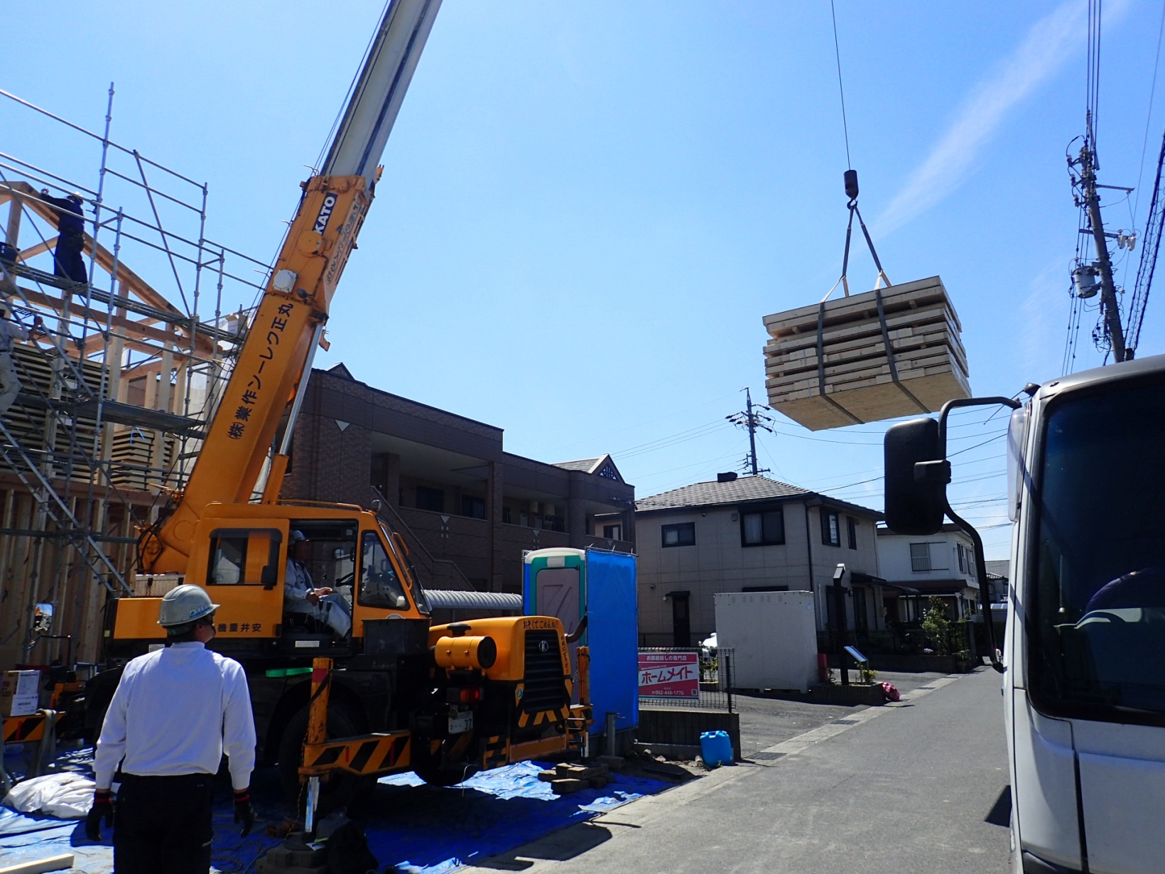 【あま市　注文住宅】上棟-②