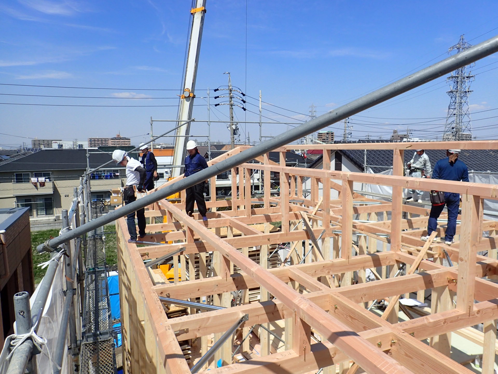 【あま市　注文住宅】上棟-②
