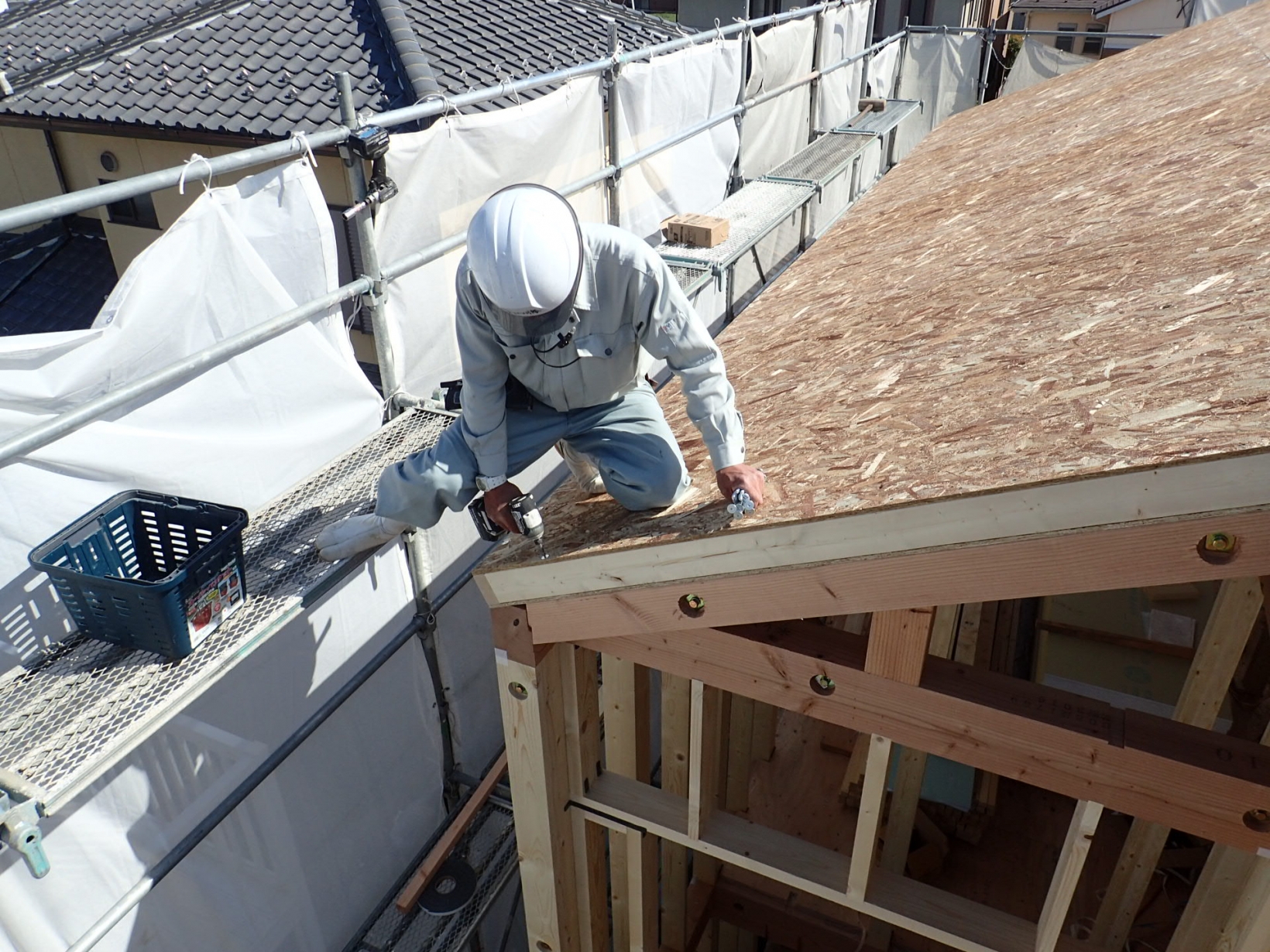 【あま市　注文住宅】上棟-②