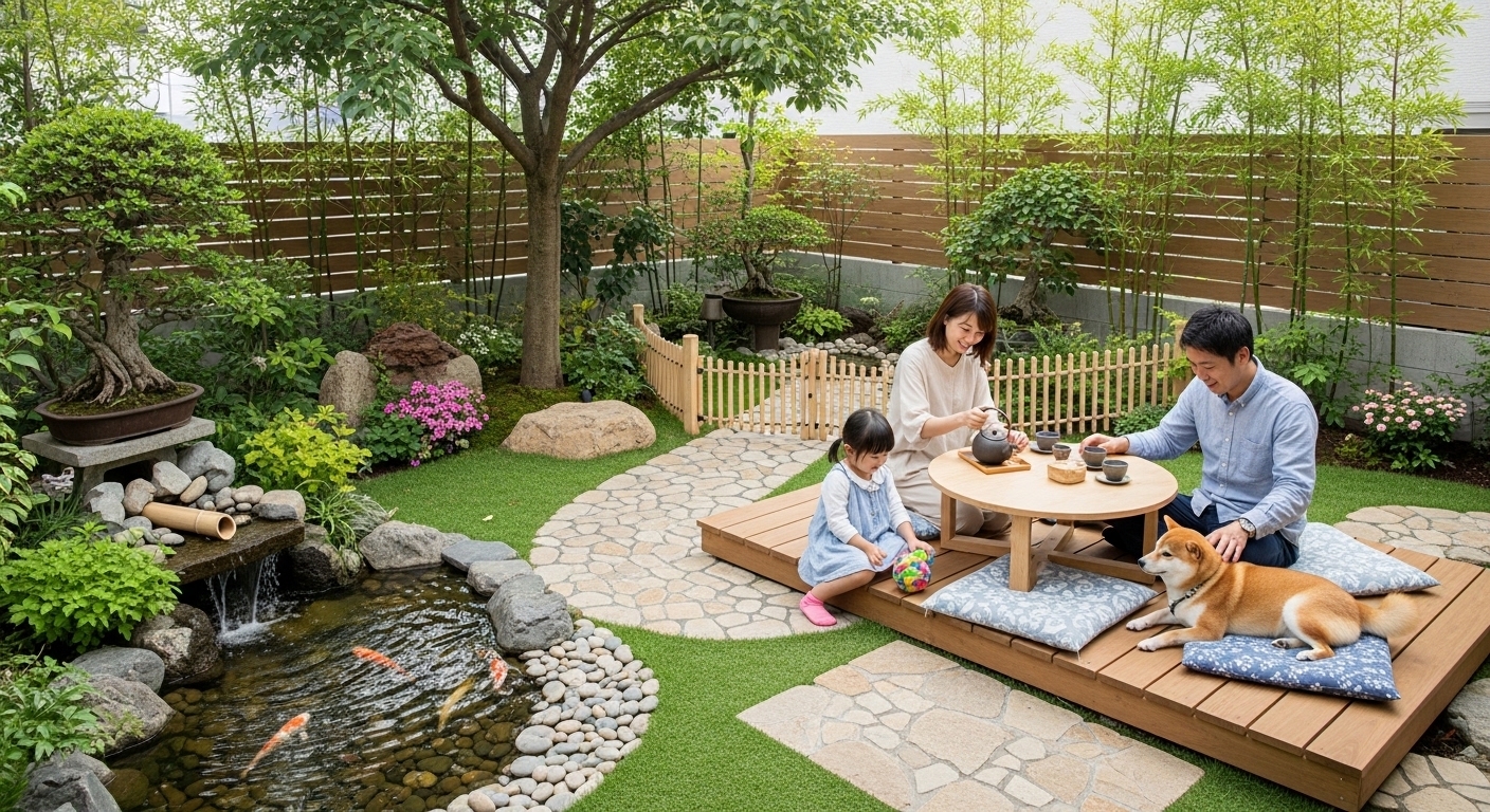 建築庭づくりでペットと快適に過ごせる庭を作る方法