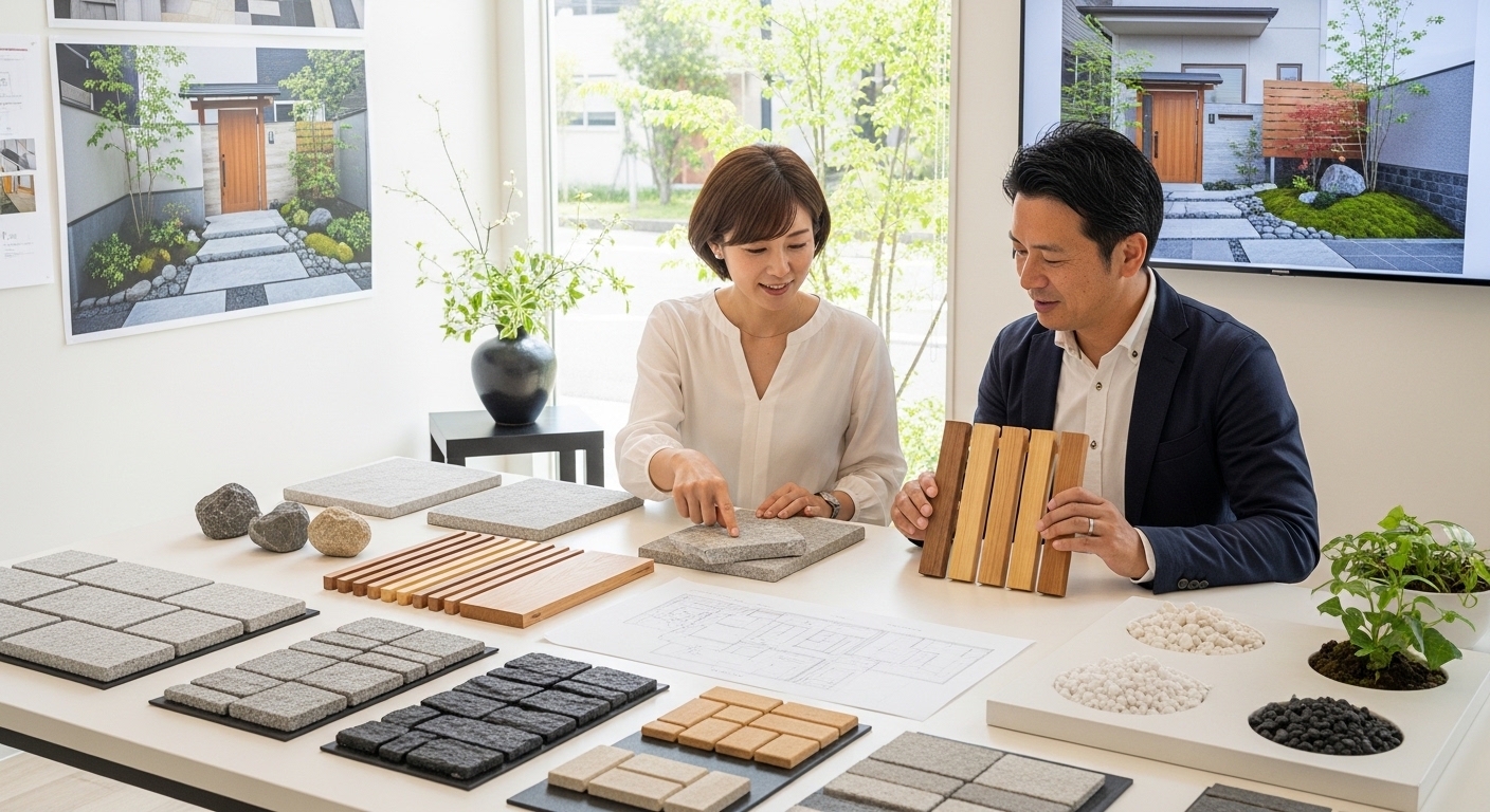 建築外構でアプローチをおしゃれに見せる素材とデザインの選び方