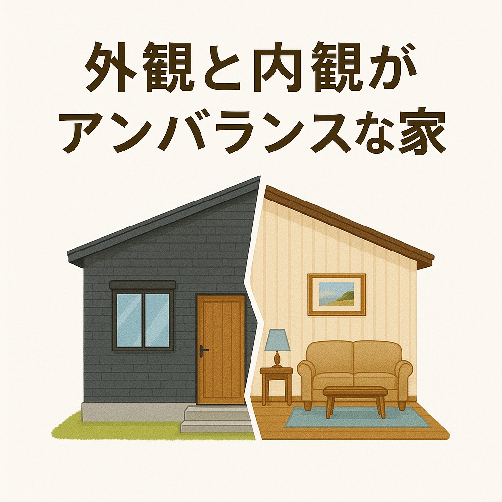 【新築住宅】外観シンプル×内装おしゃれの新築家づくり｜アンバランスを防ぎ統一感を出すデザインのコツ