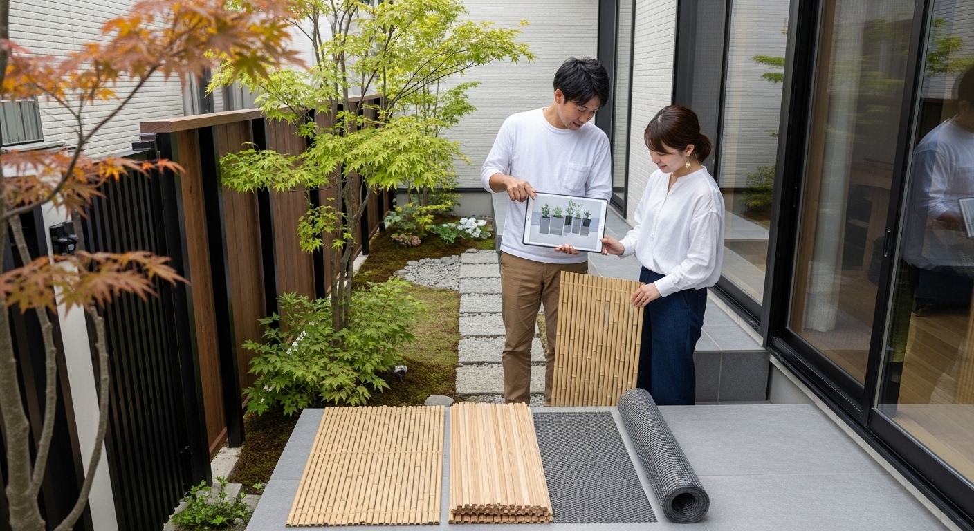 建築外構で目隠しフェンスを設置するメリットと選び方