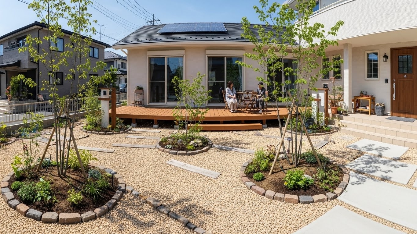 【建築外構DIY】デザイン事例から学ぶ自由な庭づくりアイデア