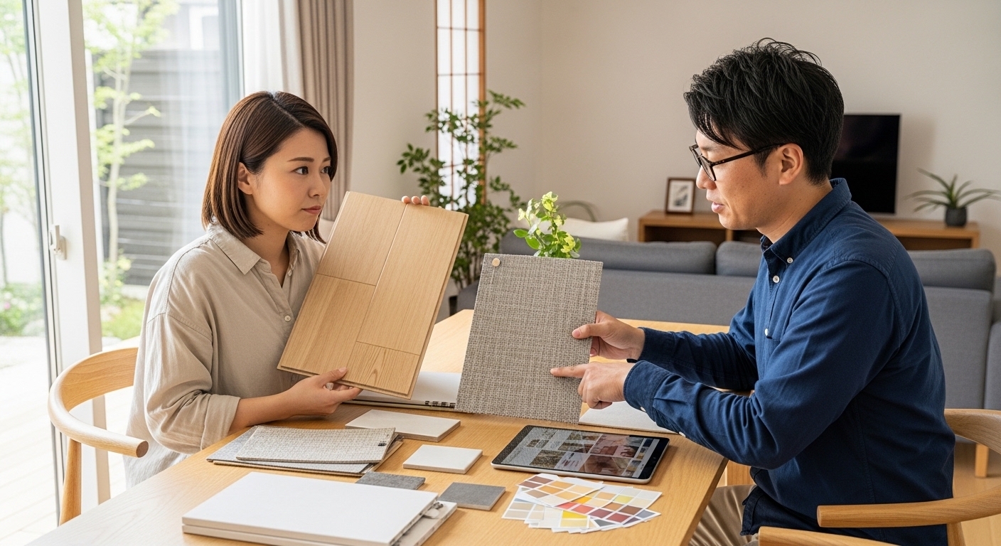 建築リノベーションで内装材を選ぶ際の比較ポイント