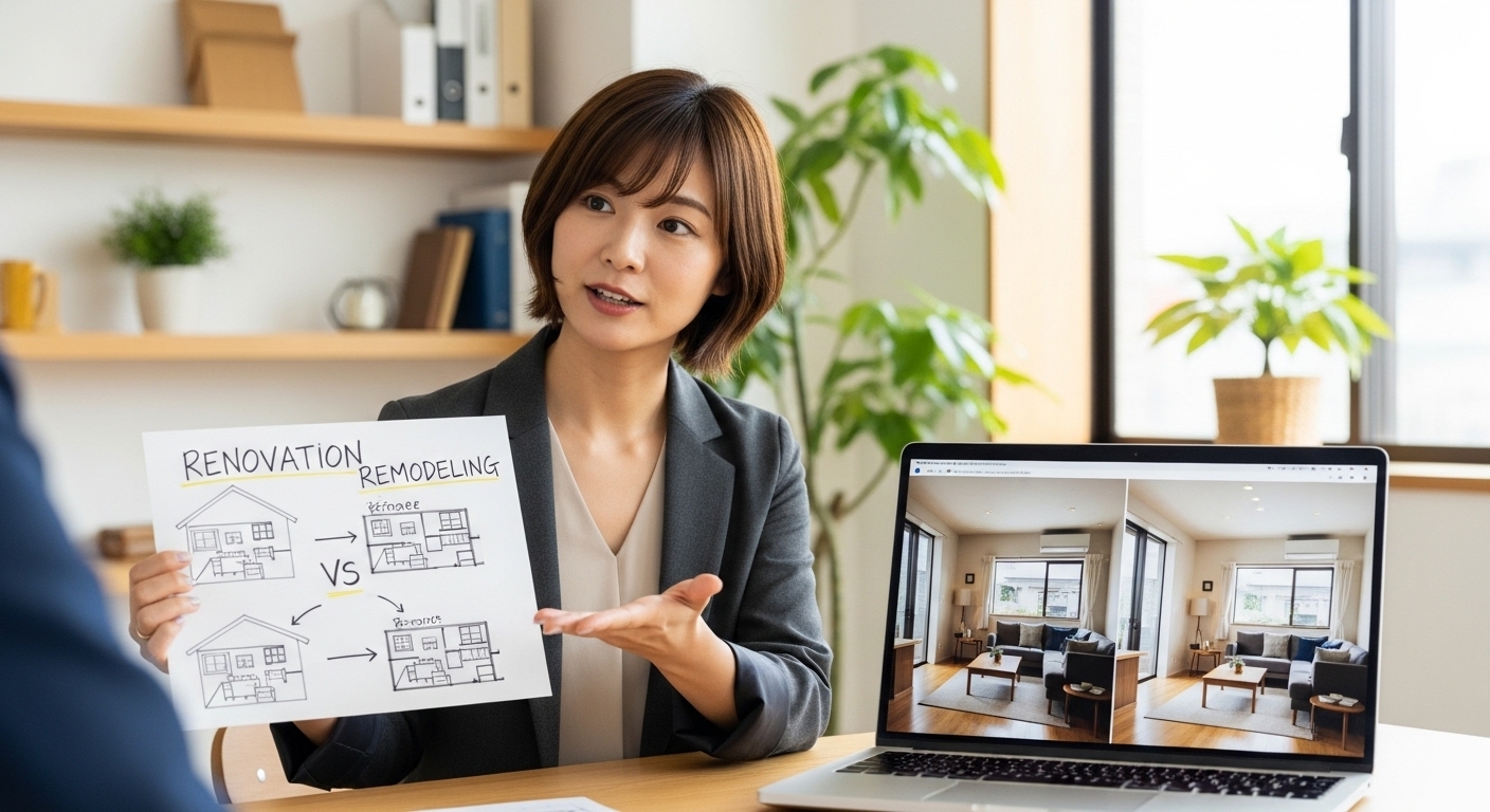 リフォームとリノベーションの違いとは？失敗しない選び方をプロが解説
