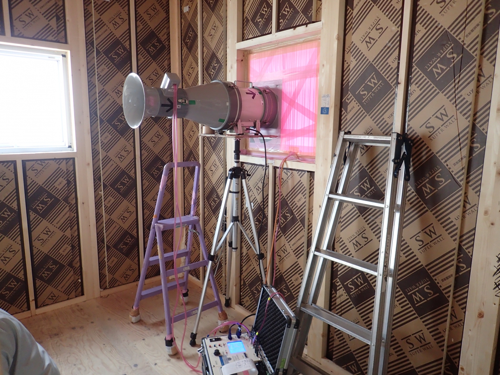 【あま市　注文住宅】機密測定