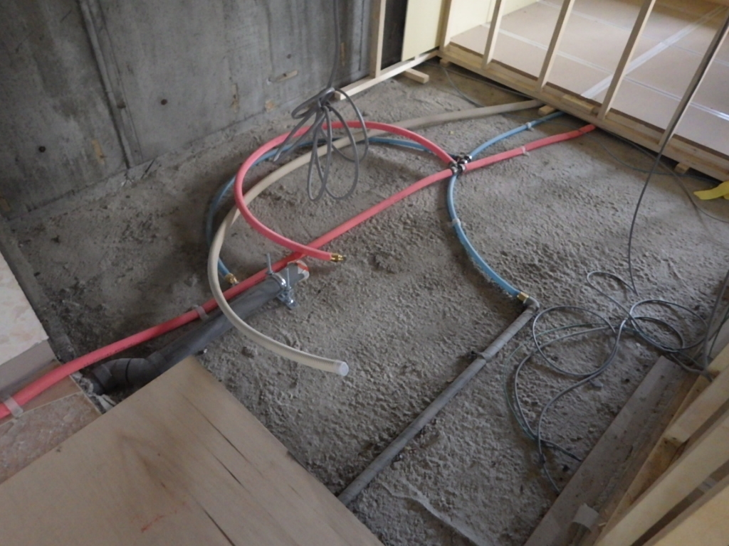 工事中のリノベマンション【浄心】②下地