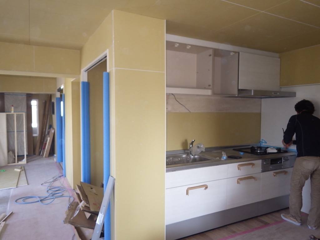 工事中のリノベマンション【瑞穂】③工事進捗